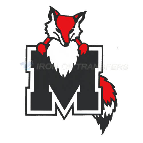 Marist Red Foxes Logo T-shirts Iron On Transfers N4955 - Click Image to Close